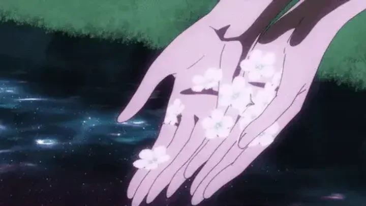 Flower Hand: Sakura Petals Reverie