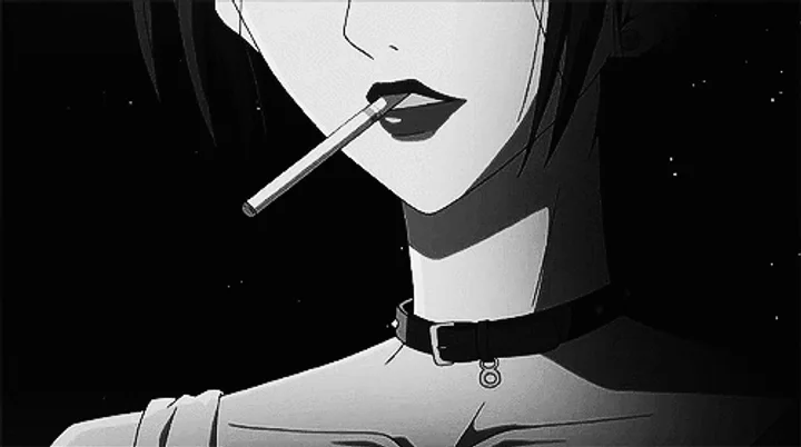 Goth Smoker: Monochrome Noir