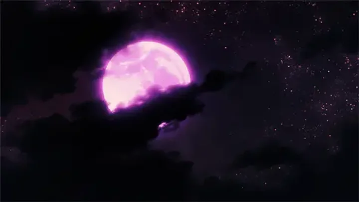 Synthwave Horizons: Purple Moon
